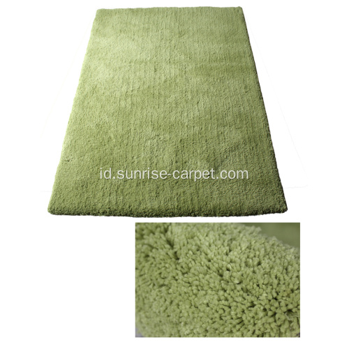 Microfiber Soft Shaggy Dengan Warna Plain